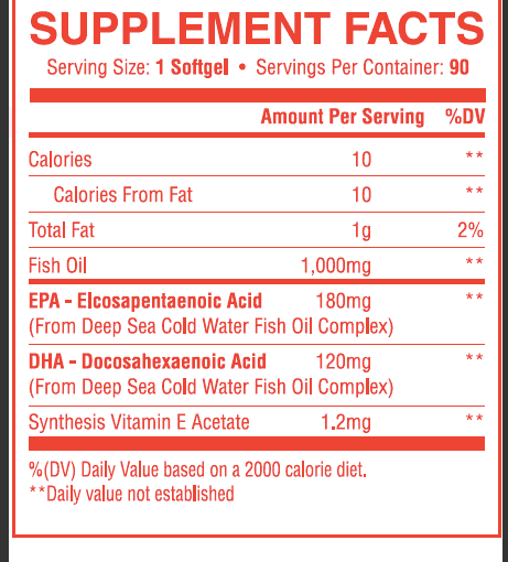 Alternative view of Omega 3 Optitune