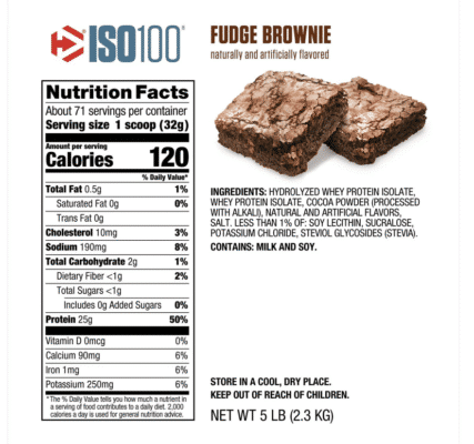 Alternative view of ISO100 DYMATIZE