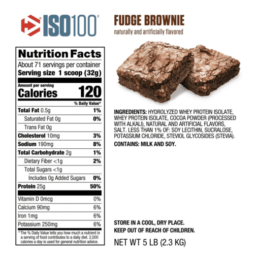 Alternative view of ISO100 DYMATIZE