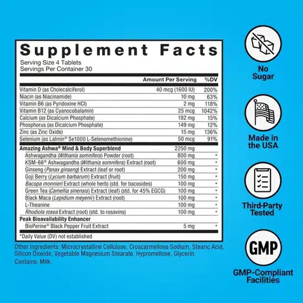 ASHWAGANDHA KSM-66 Force Factor - Imagen 2