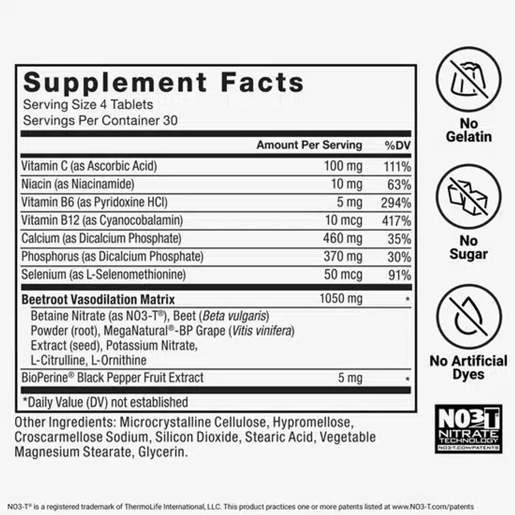 Total Beets oxido nitrico Force Factor - Imagen 2