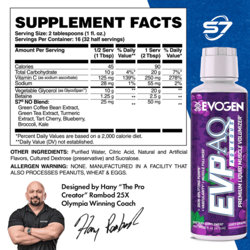 Alternative view of EVP-AQ Glicerol Liquido Evogen