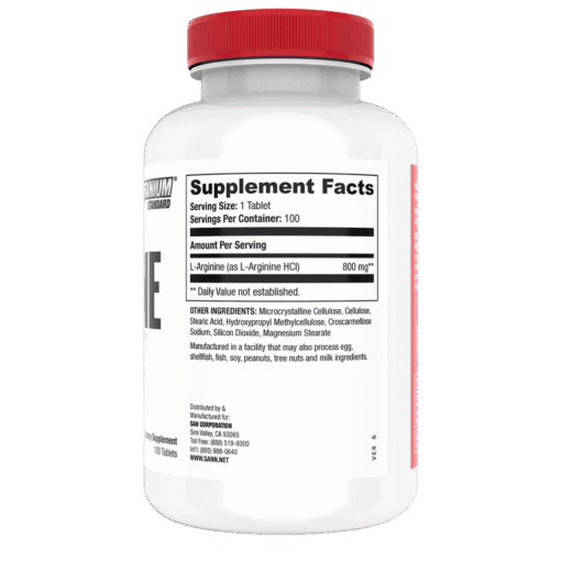 Alternative view of San Nutrition L- Arginina
