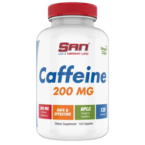 CAFFEINE 200 MG – SAN (120 cápsulas)