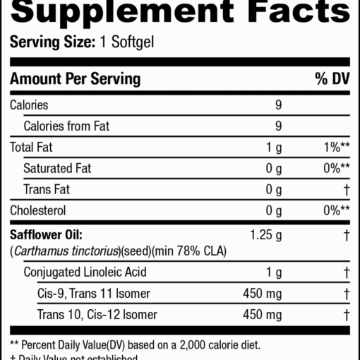 Alternative view of Pure CLA 1250 San Nutrition