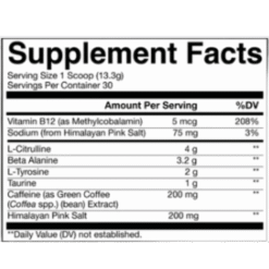 Alternative view of RAW CBUM Essential Pre Entreno