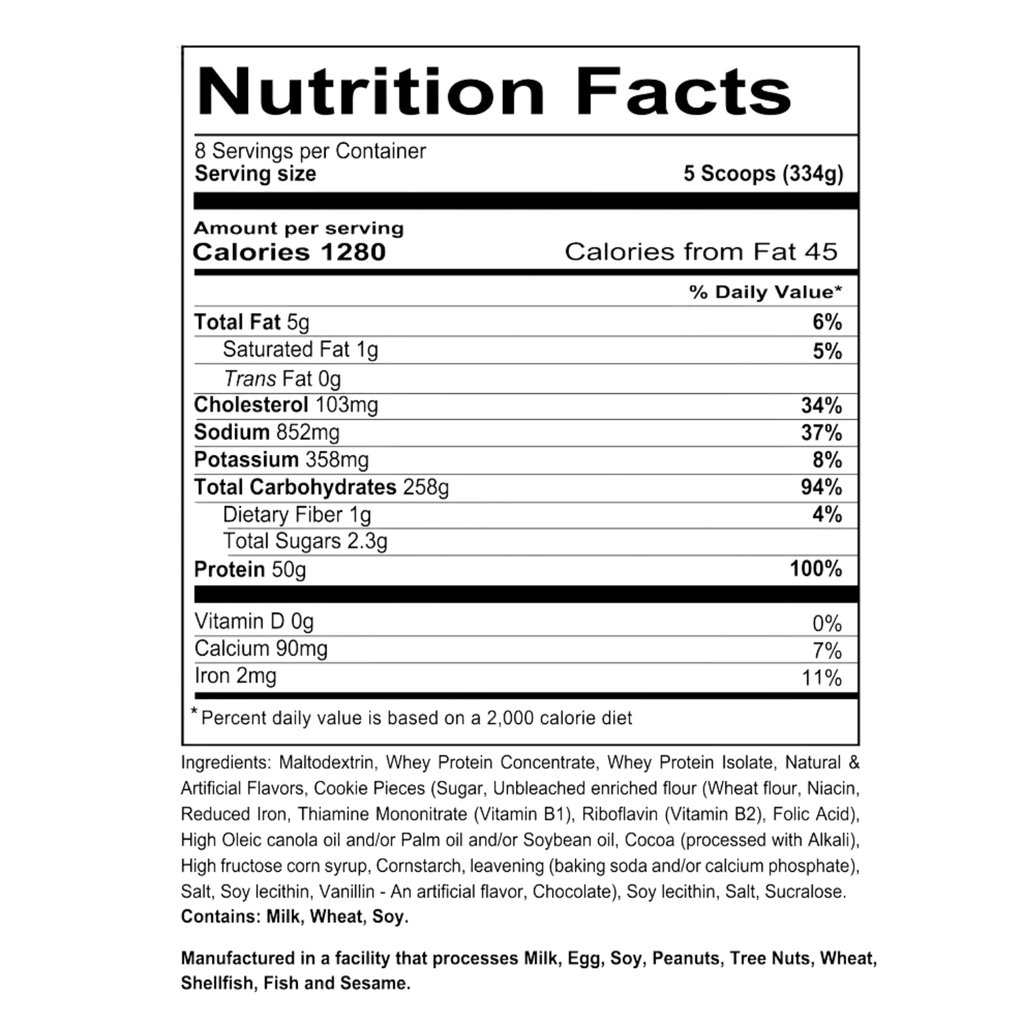 Redcon1 Mass Gainer - Imagen 2
