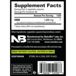 Alternative view of Nutrabio HMB