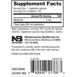 Alternative view of Nutrabio Melatonina