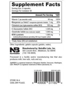 Alternative view of Nutrabio Glucosamina Condroitina