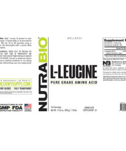 Alternative view of Nutrabio Leucina en polvo