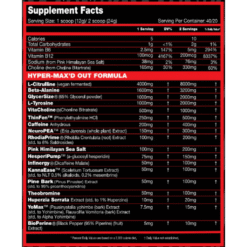 Alternative view of HYPERMAX'D OUT Pre Entreno
