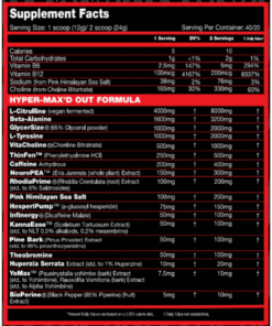Alternative view of HYPERMAX'D OUT Pre Entreno