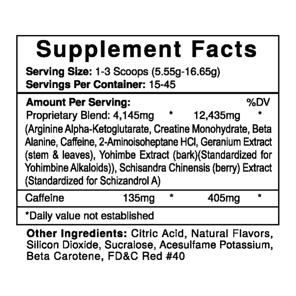 HI-TECH JACK3D – PRE WORKOUT (45 SERVICIOS) - Imagen 2