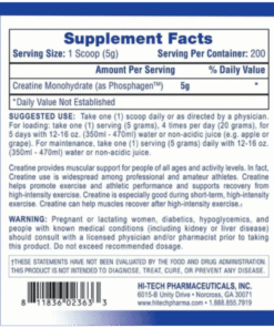 Alternative view of HI-TECH Creatina Monohydrate