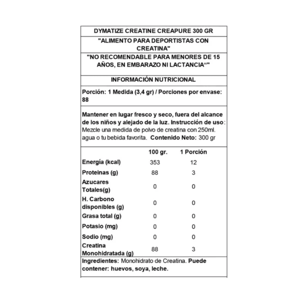 Creatina Dymatize Creapure - Imagen 2