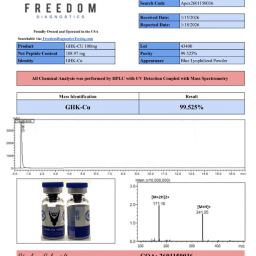 Alternative view of GHK-CU 50 mg APEX