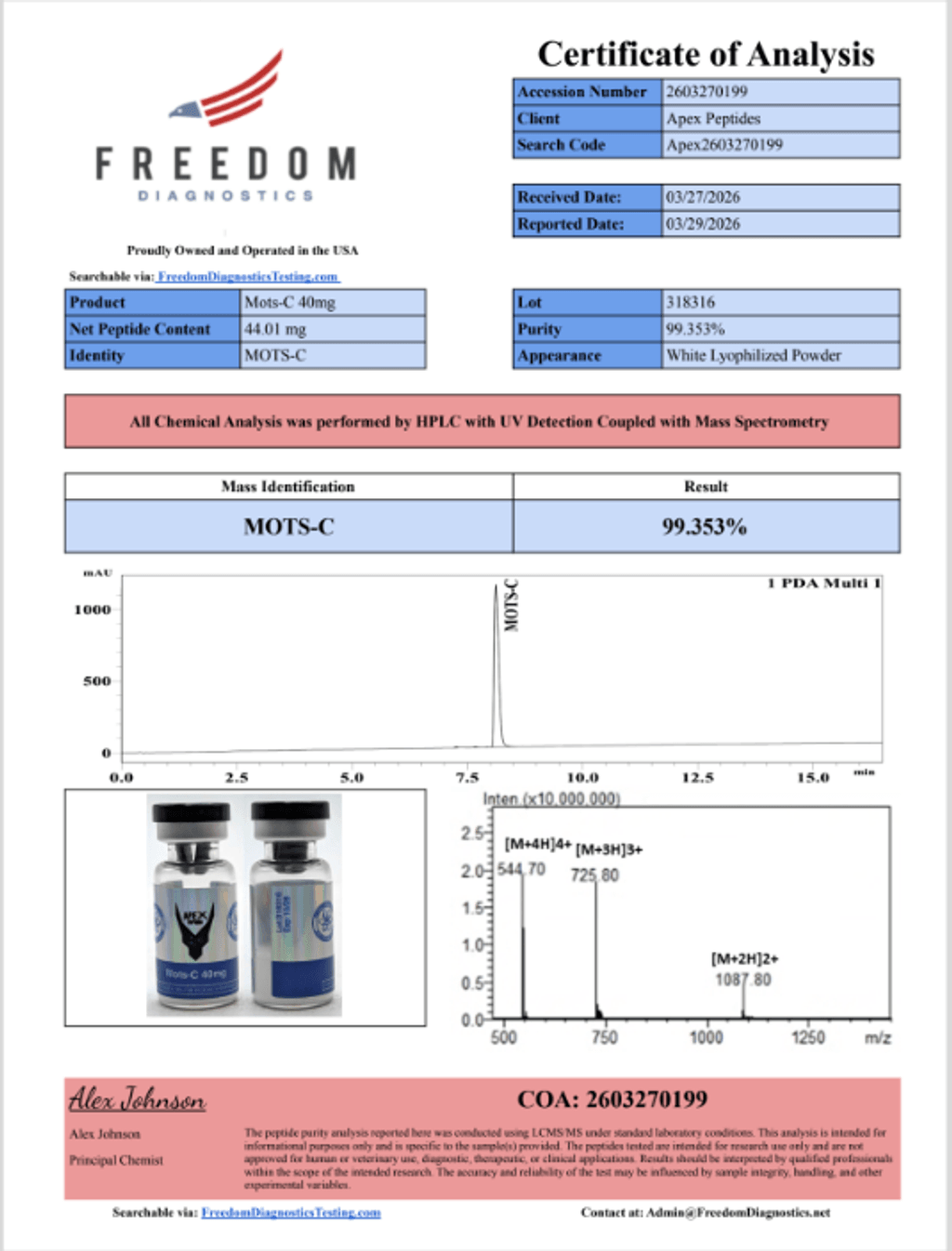 MOTS-C APEX - Imagen 2