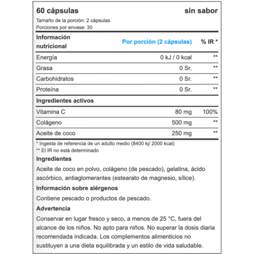 Alternative view of MyProtein Cápsulas de Coco y Colágeno