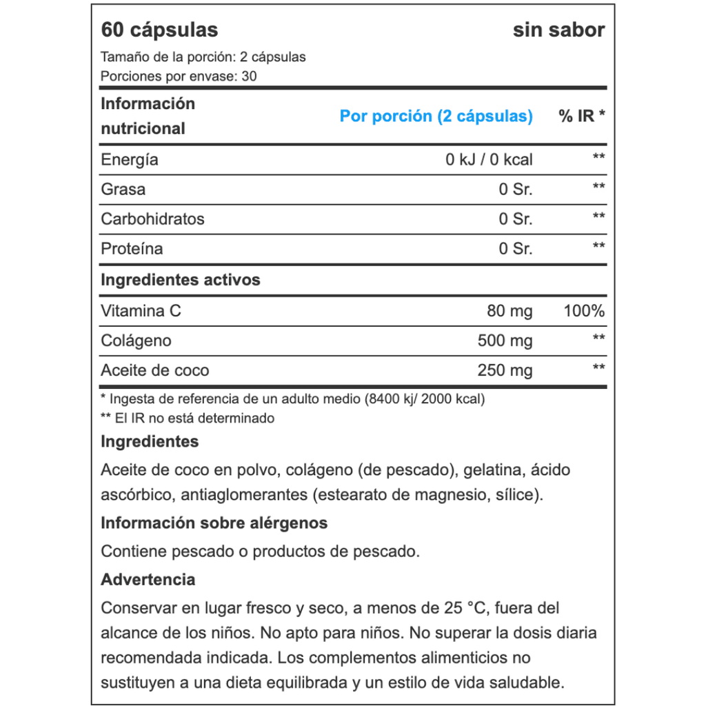 MyProtein Cápsulas de Coco y Colágeno - Imagen 2